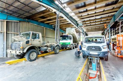 Fachwerkstätte für Nutzfahrzeuge